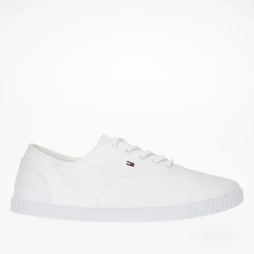 Кроссовки Tommy Hilfiger Canvas Lace Up FW0FW07805-YBS - Белые
