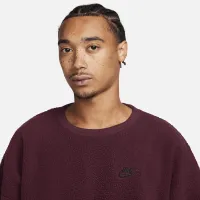 Nike Club Fleece мужские Winterized Crew цвет красный