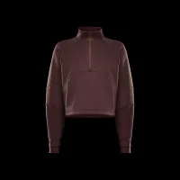Nike Dri-FIT Prima женская 1/2-Zip тренировочные Top цвет коричневый