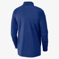 New York Knicks City Edition мужские Nike Dri-FIT NBA 1/2-Zip Long-Sleeve Top синий