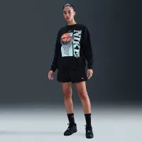 Nike Club женская Fleece Loose Crew цвет черный