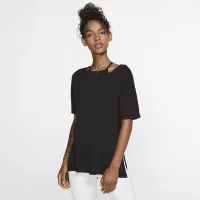 Nike Yoga женская Short-Sleeve Top цвет черный