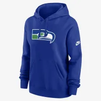 Seattle Seahawks Club жіноча Nike NFL Pullover Толстовка з капюшоном блакитний