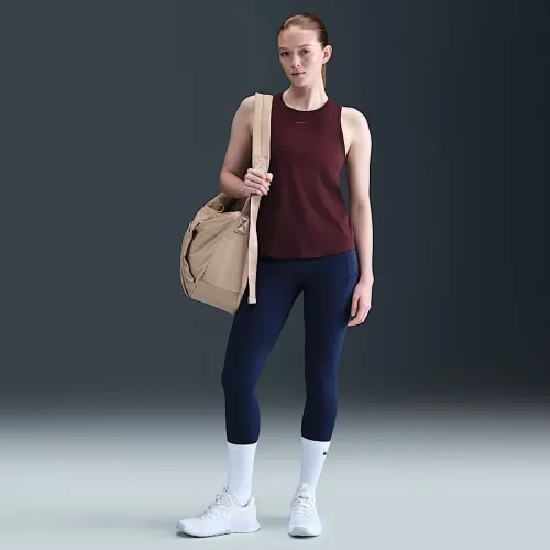 Nike One женская С высокой Талией 7/8 лосины с карманамисиний