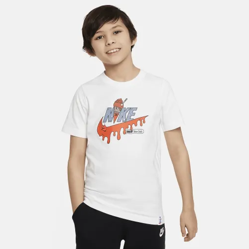 Nike Sportswear Big дитячі футболка колір білий