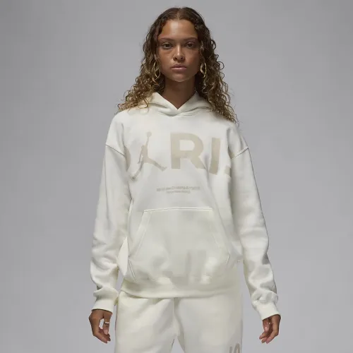 Nike Paris Saint-Germain Brooklyn Fleece жіноча Pullover Толстовка з капюшоном колір білий