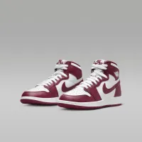 Nike Air Jordan 1 High OG Big дитячі Кросівки колір білий
