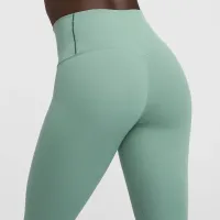 Nike Zenvy женская Gentle-Support С высокой Талией 7/8 лосины цвет зеленый