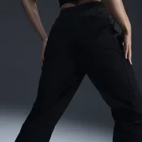Nike Windrunner женская С высокой Талией Woven Open-Hem Pants цвет черный