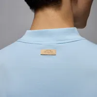 Nike Jordan Sport чоловічі Mock-Neck для гольфу футболка блакитний