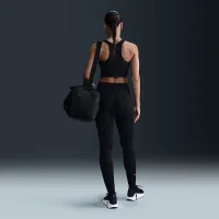 Nike Universa женская Medium-Support С высокой Талией 7/8 лосины с карманамицвет черный