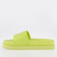 Шлёпанцы Tommy Jeans Elevated Flatform EN0EN02110-MSA - Зеленые