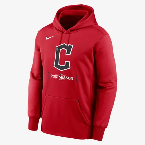 Cleveland Guardians 2024 Postseason Authentic Collection Men’s Nike Therma MLB Pullover Толстовка з капюшоном колір червоний