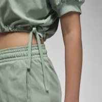 Nike Jordan жіноча Knit Cropped Top колір зелений