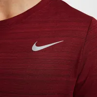 Nike Dri-FIT Miler Big детские (для мальчиков) тренировочные Top цвет красный