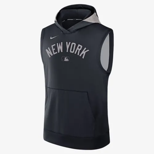 New York Yankees Authentic Collection Men’s Nike Dri-FIT MLB Sleeveless Pullover Толстовка з капюшоном блакитний