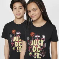 Nike Sportswear Big детские футболка цвет черный