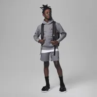 Nike Jordan MJ Essentials Big детские Pullover Толстовка с капюшоном цвет серый