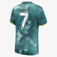 Son Heung-min Tottenham Hotspur 2024/25 Stadium Third Bid детские Nike Dri-FIT Soccer Jersey цвет зеленый