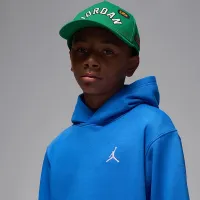 Nike Jordan Brooklyn Fleece Big детские Pullover Толстовка с капюшоном синий