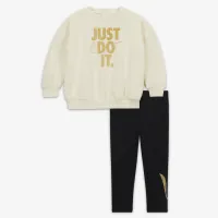 Nike Shine Crew and лосины набор Baby 2-Piece набор цвет черный