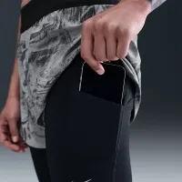 Nike Swift жіноча Mid-Rise 2-in-1 Running шорти with Reflective Accents колір сірий