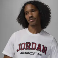 Nike Jordan Sport мужские Dri-FIT футболка цвет белый