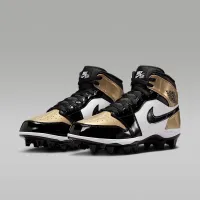 Nike Jordan 1 Mid TD чоловічі Football Cleat колір коричневий
