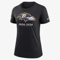 Baltimore Ravens Crucial Catch женская Nike NFL футболка цвет черный