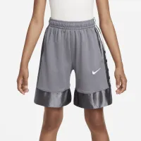 Nike Dri-FIT Elite 23 Big детские (для мальчиков) баскетбольные шорты цвет серый