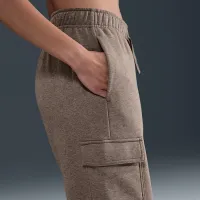 Nike Sportswear Club Fleece женская Mid-Rise оверсайз Cargo Sweatpants цвет коричневый