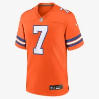 John Elway Denver Broncos мужские Nike NFL Game Football Jersey Orange