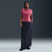 Nike Sportswear Chill Knit жіноча футболка колір фіолетовий