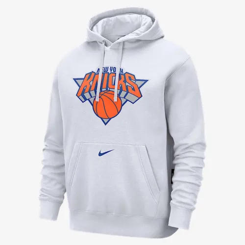 New York Knicks Club City Edition чоловічі Nike NBA Fleece Pullover Толстовка з капюшоном колір білий