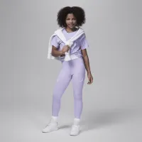 Nike Jordan Fundamentals Big детские лосины цвет фиолетовый