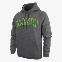 Oregon Club Fleece чоловічі Nike College Толстовка з капюшоном колір сірий