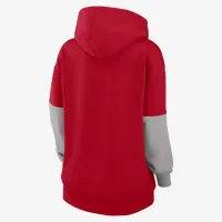 Ohio State Buckeyes Sideline Essential жіноча Nike College Pullover Толстовка з капюшоном колір червоний