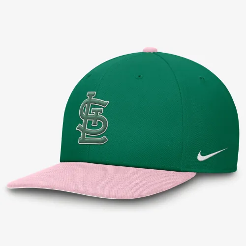 St. Louis Cardinals Malachite Pro чоловічі Nike Dri-FIT MLB Adjustable Hat колір зелений