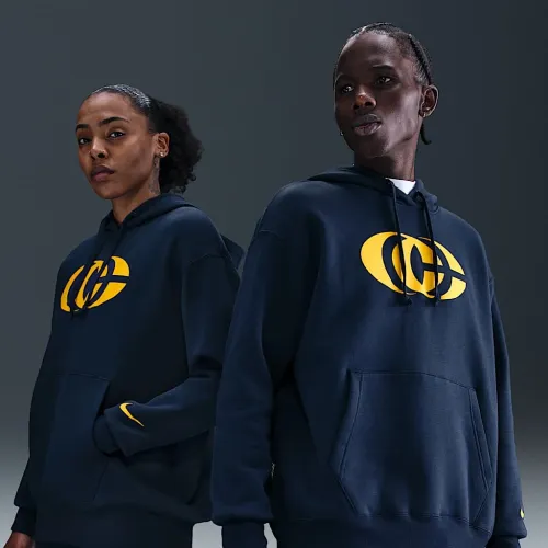 Caitlin Clark Nike баскетбольні Phoenix Fleece Pullover Толстовка з капюшоном блакитний