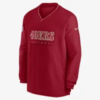 San Francisco 49ers Sideline мужские Nike NFL Long-Sleeve Ветровка цвет красный