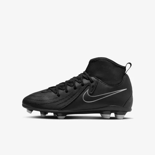 Nike Jr. Phantom Luna 2 Club Little/Big дитячі MG High-Top футбольні бутси колір чорний