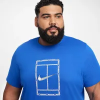 NikeCourt чоловічі Dri-FIT Tennis футболка блакитний