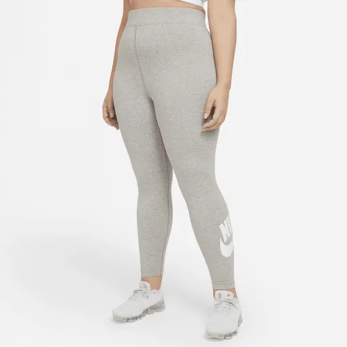 Nike Sportswear Essential женская С высокой Талией лосины (большие размеры) цвет серый