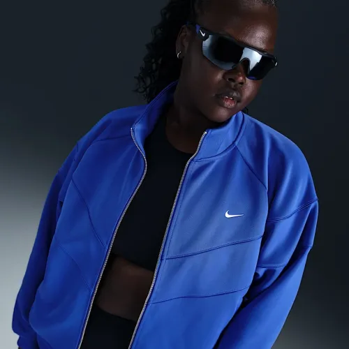 Nike Sportswear Windrunner женская Knit Куртка (большие размеры) синий