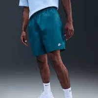 Nike Club чоловічі Woven Flow шорти блакитний