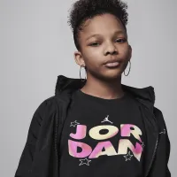 Nike Jordan Lemonade Stand Big дитячі Graphic футболка колір чорний
