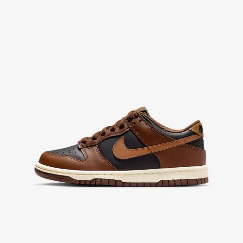 Nike Dunk Low Big детские Кроссовки цвет черный