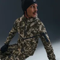 Nike Tech чоловічі Full-Zip Fleece Camo Windrunner Куртка колір коричневий