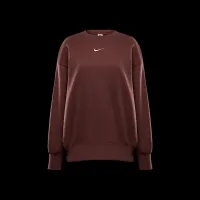 Nike Sportswear Phoenix Fleece женская оверсайз Crew-Neck свитшот цвет коричневый