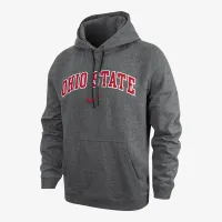 Ohio State Club Fleece мужские Nike College Толстовка с капюшоном цвет серый
